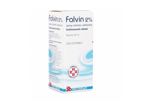 Falvin 2% spray cutaneo per il trattamento della candidiasi della pelle 30ml