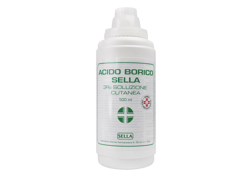 Acido Borico Sella 3% soluzione cutanea 500ml