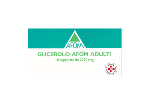 Glicerolo Afom lassativo adulti 18 supposte