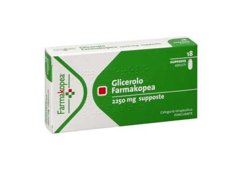 Glicerolo Farmakopea adulti lassativo 18 supposte