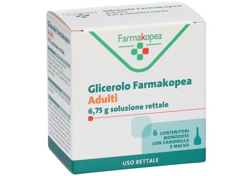 Glicerolo Farmakopea adulti lassativo 6 microclismi