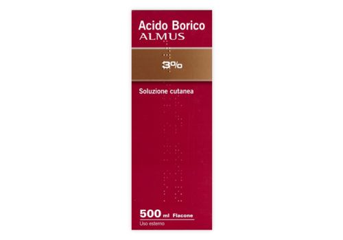 Acido Borico Almus 3% soluzione cutanea 500ml