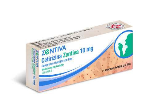 Cetirizina Zentiva 10mg antistaminico 7 compresse