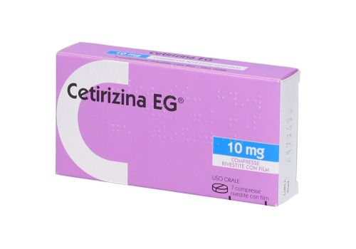 Cetirizina EG 10mg antistaminico 7 compresse