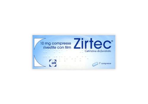 Zirtec 10mg antiallergico 7 compresse