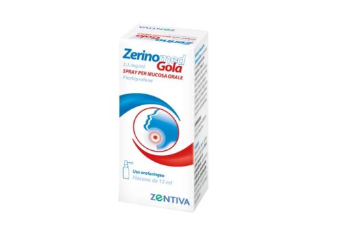 Zerinomed Gola 2,5mg/ml spray per mucosa orale 15ml