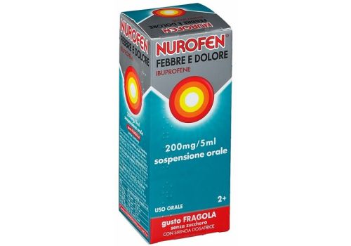 Nurofen Febbre Dolore 200mg/5ml fragola sciroppo 100ml