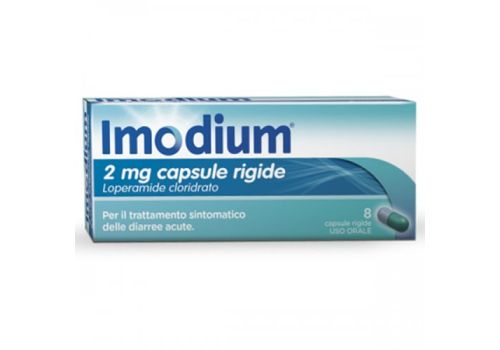 Imodium 2mg antidiarroico 8 capsule