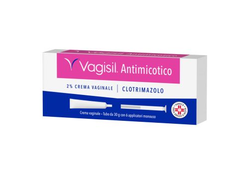 Vagisil 2% antimicotico crema vaginale con 6 applicatori 30 grammi