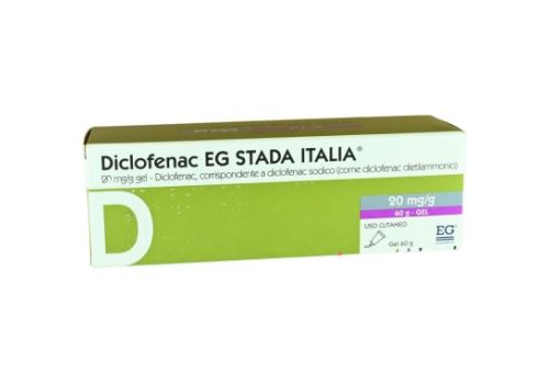 Diclofenac EG 20mg/g antinfiammatorio gel cutaneo 60 grammi