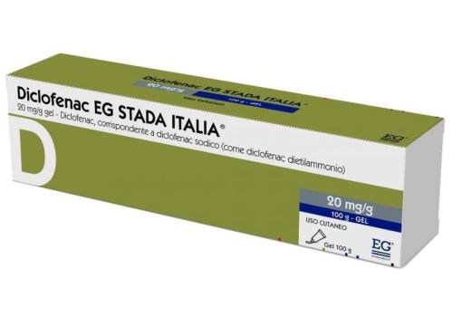 Diclofenac EG 20mg/g antinfiammatorio gel cutaneo 100 grammi