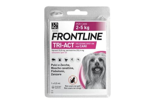 Frontline Tri-Act cani 2-5kg 1 pipetta