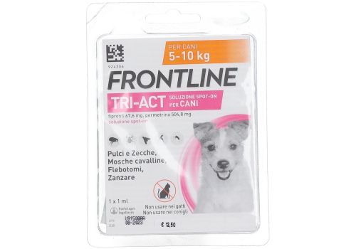 Frontline Tri-Act cani 5-10kg 1 pipetta