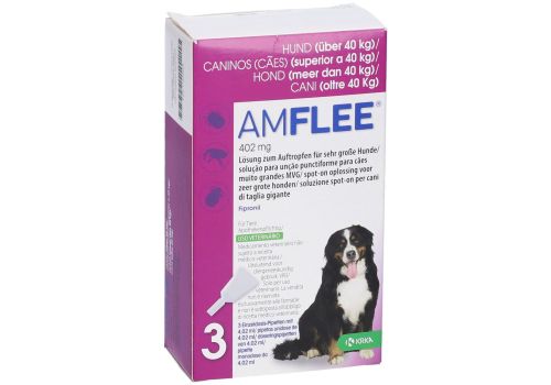 Amflee spot-on cani 40-60kg 3 pipette