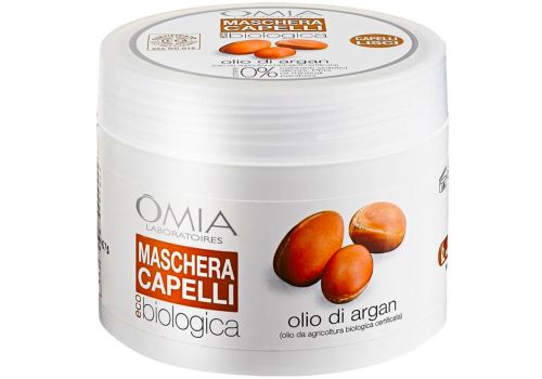 Omia Maschera Capelli Eco Biologica Capelli Lisci all'Olio di Argan 250ml