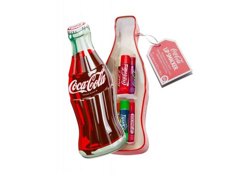 Lip Smacker Bottiglia Coca Cola Set Lucidalabbra Aromatizzati 6 Stick