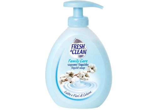 Fresh&Clean Sapone Liquido Latte e Fiori di Cotone 300ml