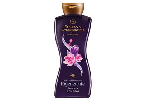 Spuma Di Sciampagna Bagnodoccia Crema Rigenerante Ametista e Orchidea 650ml