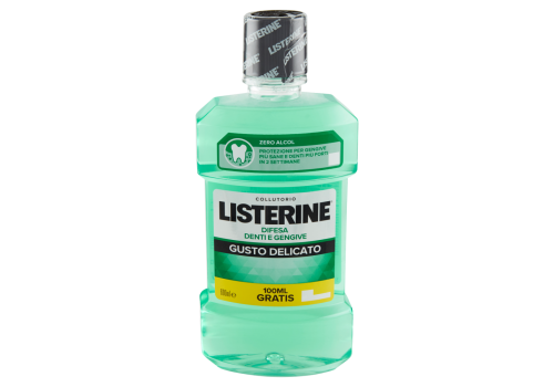 Listerine Collutorio Difesa Denti e Gengive Gusto Delicato 600ml