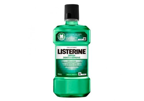 Listerine Collutorio Difesa Denti e Gengive gusto Menta Fresca 600ml