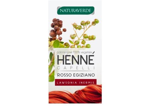 Colorazione 100% Vegetale Henné Rosso Egiziano 100 grammi