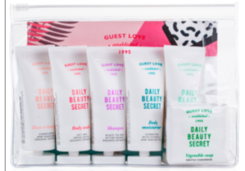 Guest Love POP Daily Beauty Secret Mini Travel Kit 6 pezzi