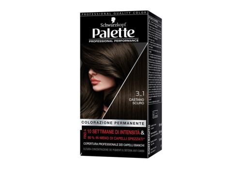 Palette Professional Performance Colorazione Permanente 3.1 Castano Scuro