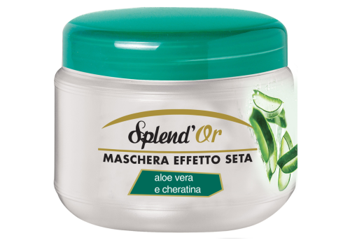 Maschera Capelli Effetto Seta Aloe Vera E Cheratina 500ml