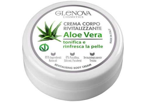 Glenova Crema Corpo Rivitalizante Aloe Vera Tonificante e Rinfrescante 120ml