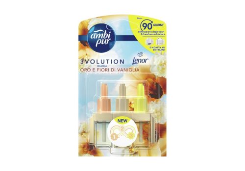 Ambipur 3volution Ricarica liquida oro e fiori di vaniglia 20ml