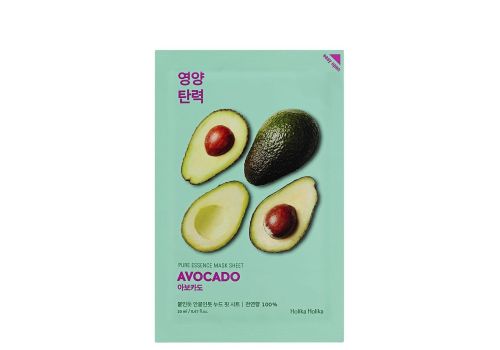 Holika Holika Pure Essence Avocado Maschera in Tessuto 1 pezzo