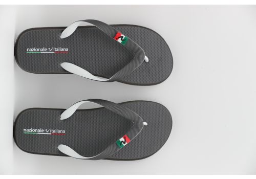 Nazionale Italiana Infradito Grey 40 Uomo