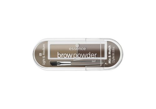 Essence Brow Powder Set Per Sopracciglia 01