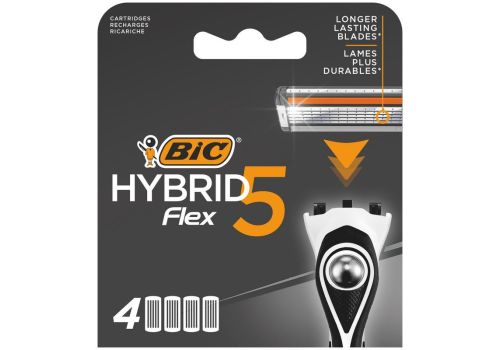 Bic Hybrid 5 Flex 4 Testine di ricambio