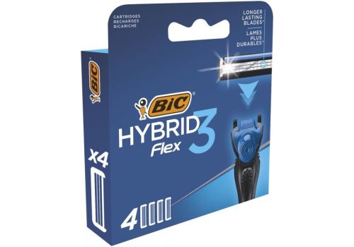 Bic Hybrid 3 Flex 4 Testine di ricambio