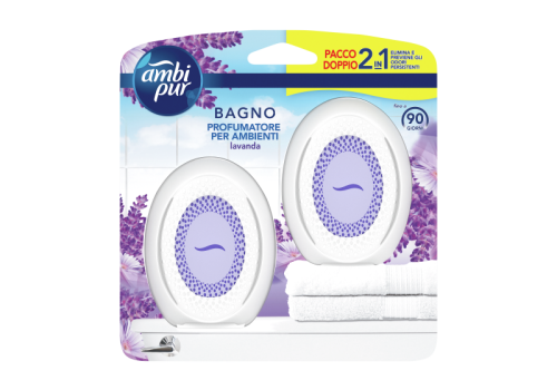 Ambipur Bagno profumatore per ambienti Lavanda 2pz