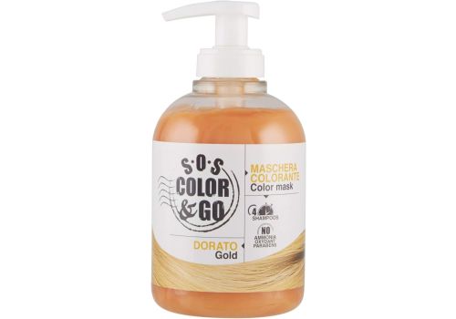 S.O.S Color & Go Maschera Colorante Dorato 300ml