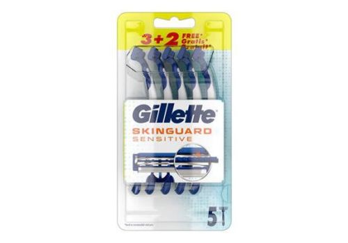 Gillette Skinguard Sensitive 3 rasoi + 2 omaggio