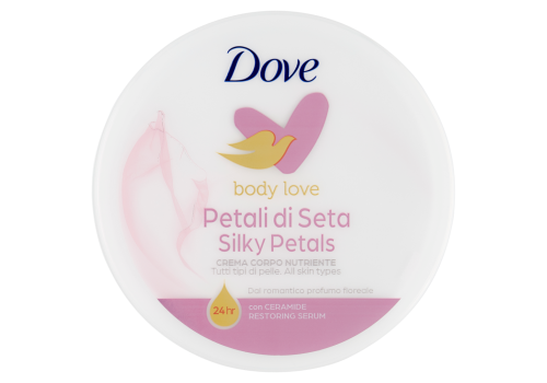 Dove Body Love Crema Corpo Nutriente Petali di Seta per Tutti i Tipi di Pelle 300ml