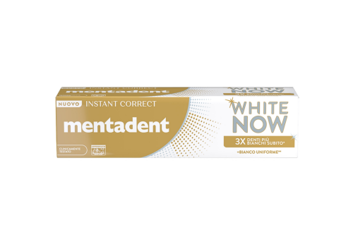 Mentadent White Now 3X Instant Correct Dentifricio 75ml