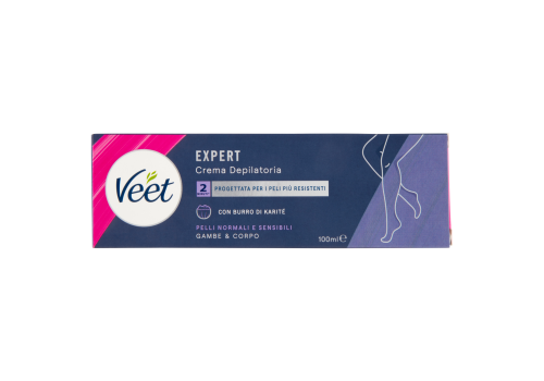 Veet Expert Crema Depilatoria Gambe e Corpo Pelli Normali e Sensibili 100ml