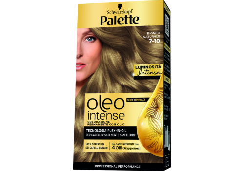 Palette Oleo Intense Colorazione Permanente con Olio Senza Ammoniaca 7.10 Biondo Naturale