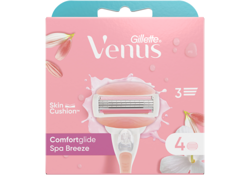 Gillette Venus Comfortglide Spa Breeze 4 Testine di ricambio per rasoio