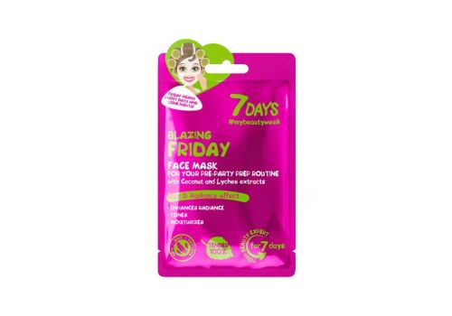 7Days Maschera Viso in Tessuto Blazing Friday Day 5 Radiance Effect 1 pezzo