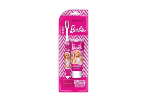 Naturaverde Kids Barbie Spazzolino + Dentifricio 25ml