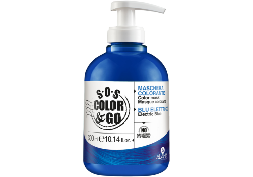 S.O.S Color & Go Maschera Colorante Blu Elettrico 300ml