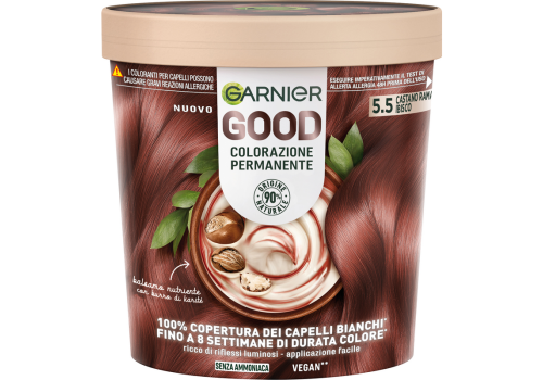 Garnier Good Colorazione Permanente Senza Ammoniaca 5.5 Castano Ramato Ibisco