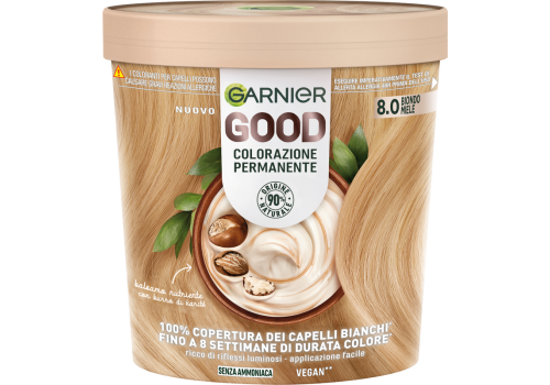 Garnier Good Colorazione Permanente Senza Ammoniaca 8.0 Biondo Miele