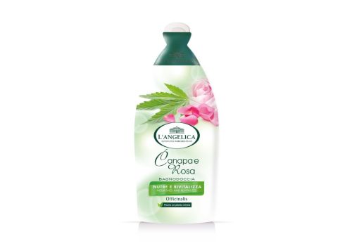 L'Angelica Bagnodoccia Canapa e Rosa 500ml