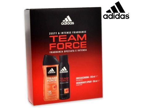 Adidas Team Force Deodorante Spray 150ml + Shower Gel 250ml